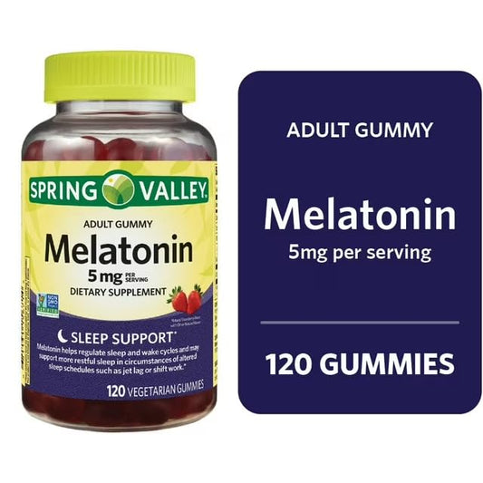 Generic Melatonin Adult Gummy, 120 Count