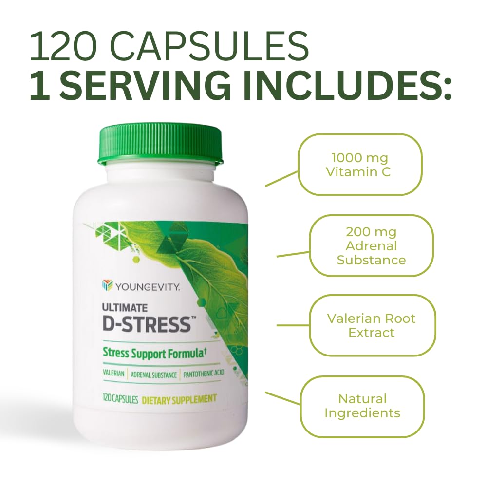 Youngevity Ultimate D-Stress 120 Capsules