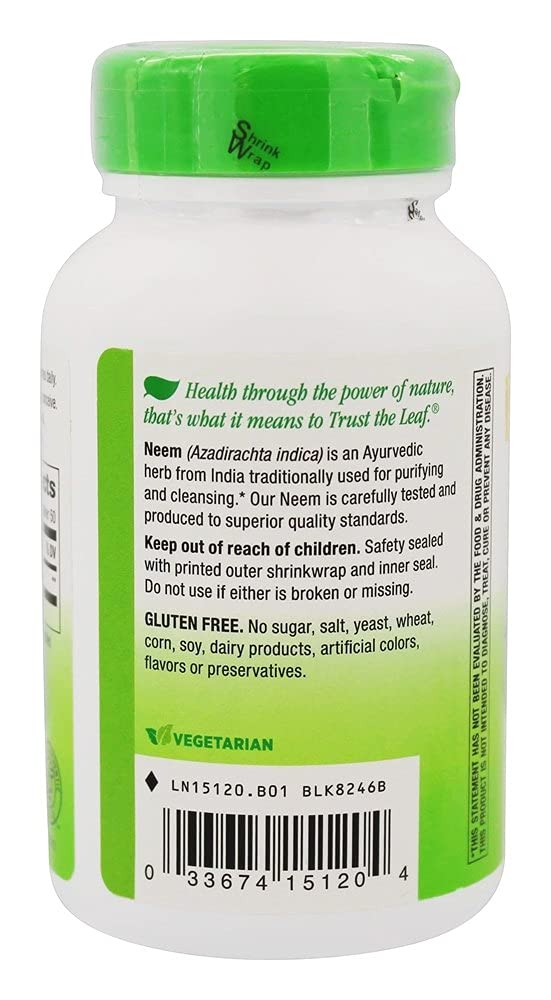 Nature's Way Neem Leaf Capsule 100 Count