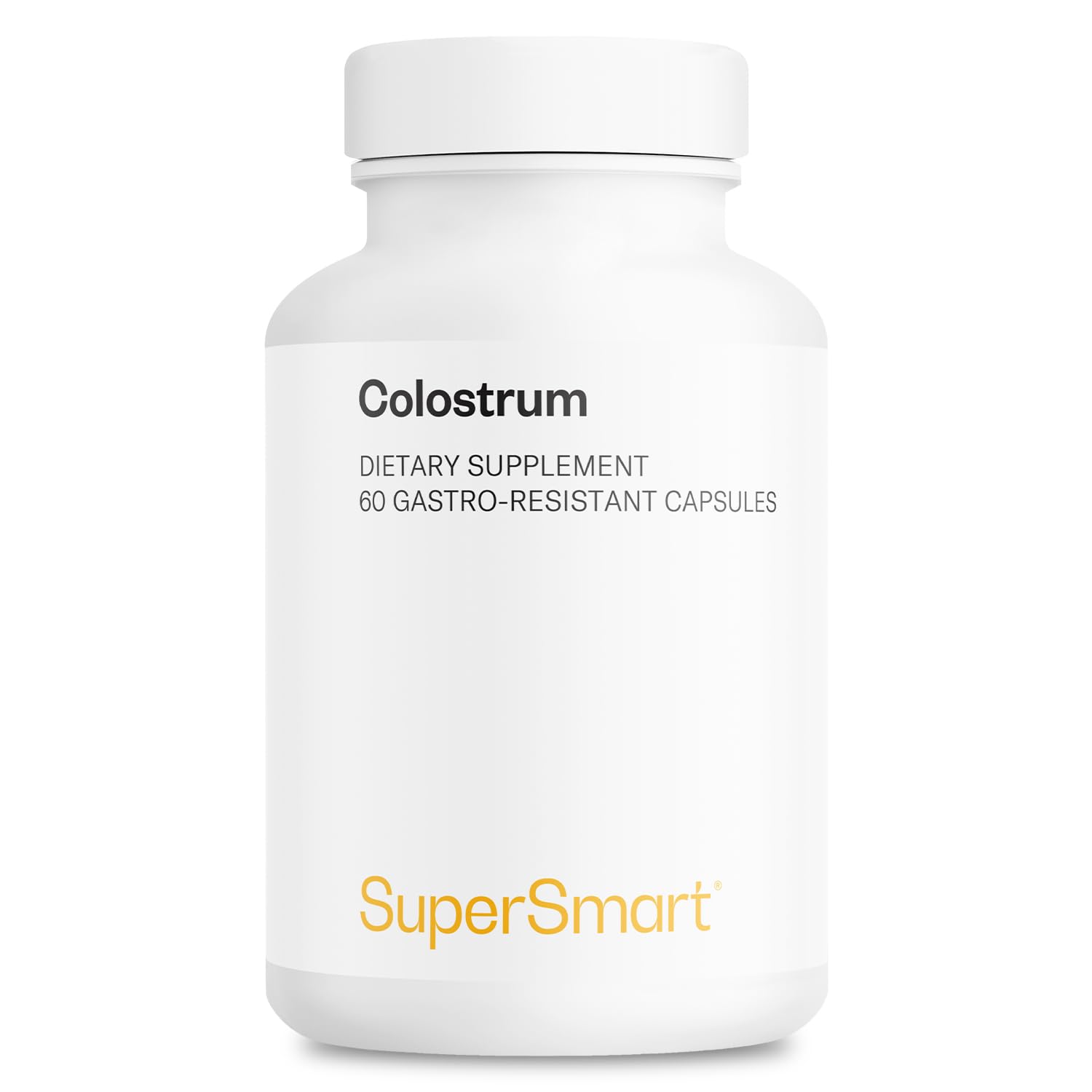 Supersmart Colostrum 1000 mg - 30% IgG, 60 Capsules