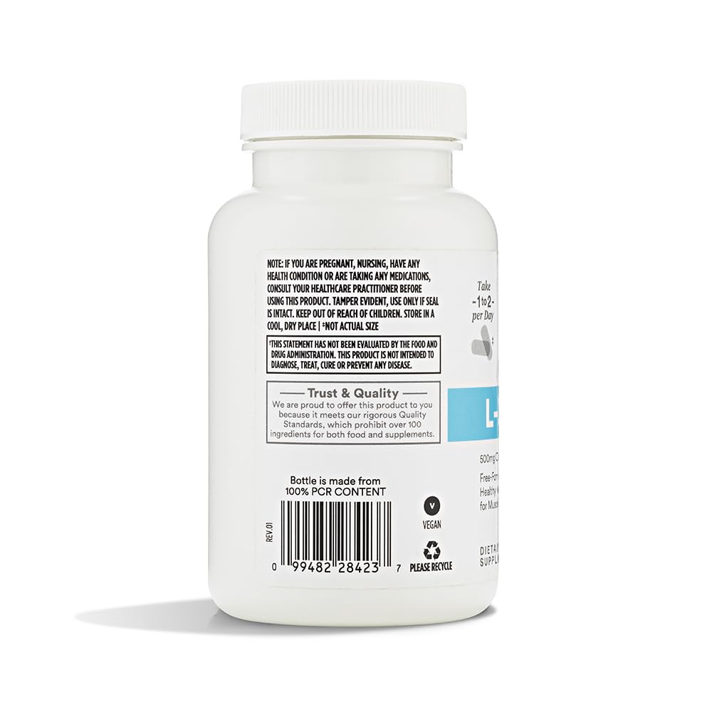365 by Whole Foods Market Free-Form L-Carnitine 500mg Capsule, 60 Count