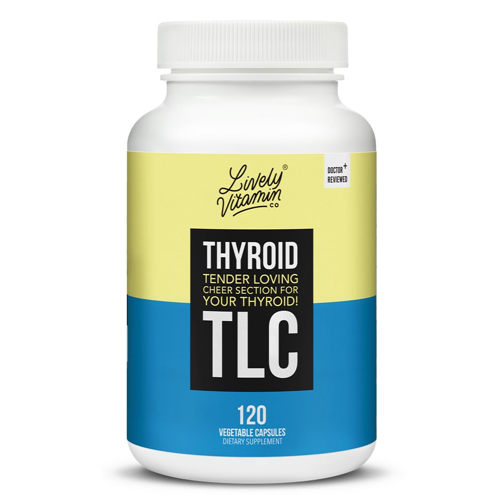LIVELY VITAMIN CO Thyroid TLC - 3 Types of Iodine 120 Capsules