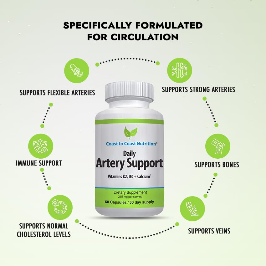 Coast to Coast Nutrition Artery Support Capsules 60 Count