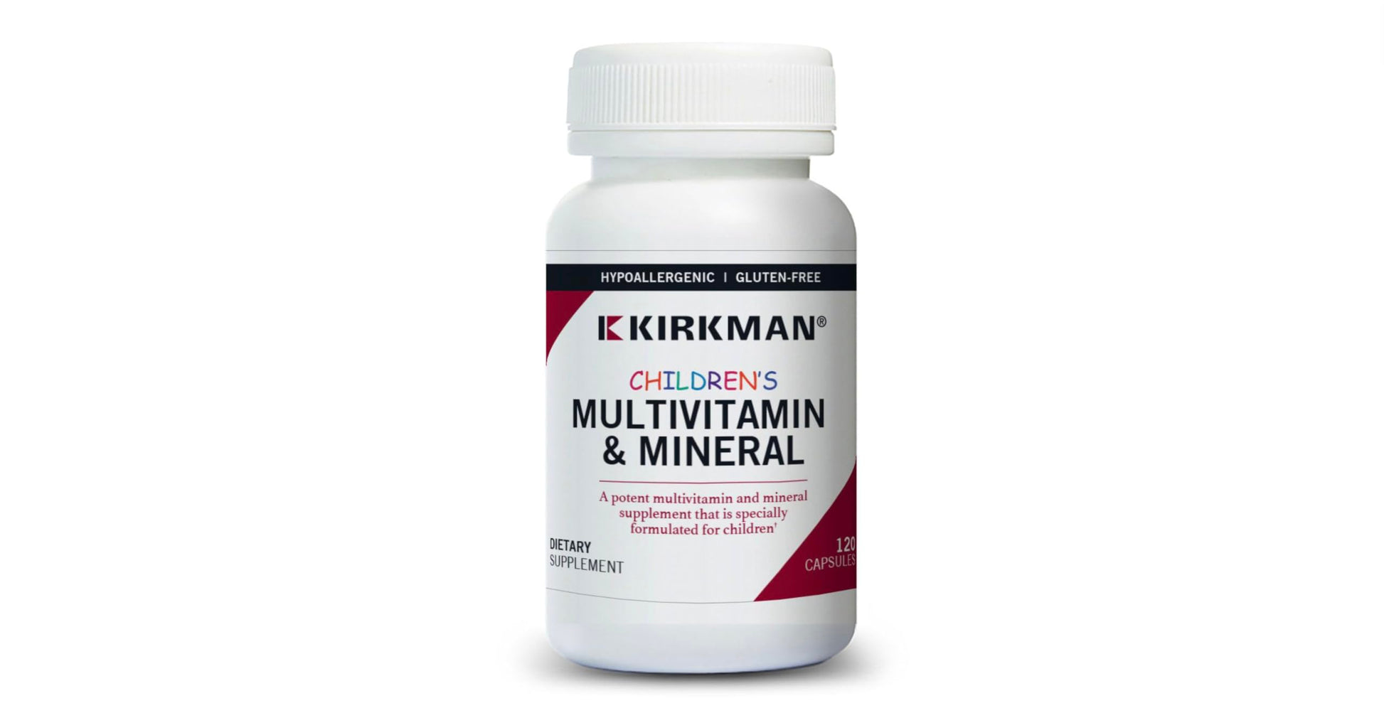 Kirkman Children’s Multivitamin & Mineral Capsules, 120 Capsules