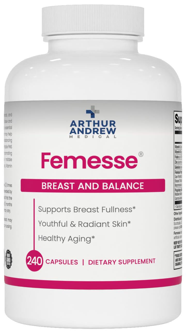 Arthur Andrew Medical Femesse Breast and Balance Beauty and Hormone Support Capsules, 240