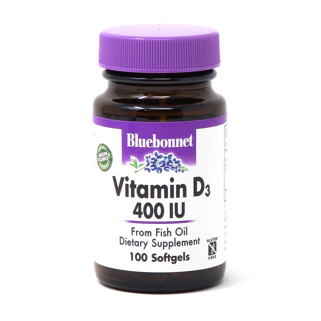 BlueBonnet Vitamin D3 400 IU Softgel, 100 Count