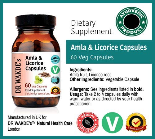 DR WAKDE's Amla & Licorice Capsules 1 Count