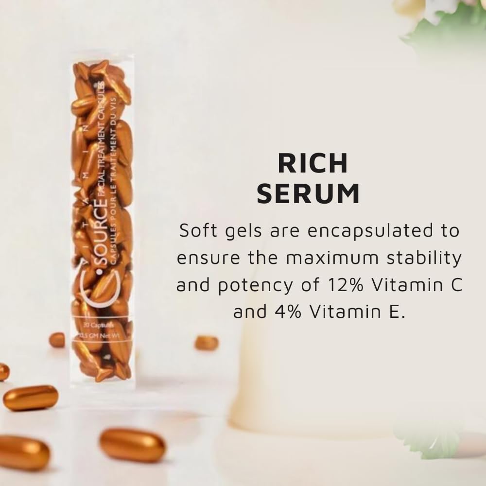 Adrien Arpel C-Source 12% Vitamin C Serum Capsules, 30 Capsules