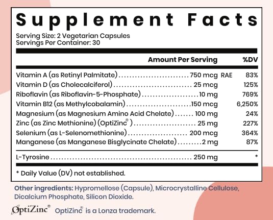 Paloma Iodine-Free Thyroid Support Supplement 60 Capsules