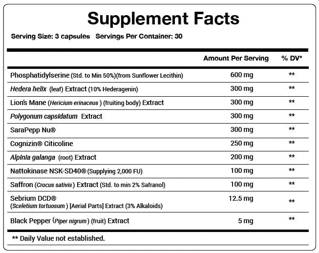 Zenos Health MoodZen Mood Support & Cortisol Reducer Supplement Capsule, 90 Count