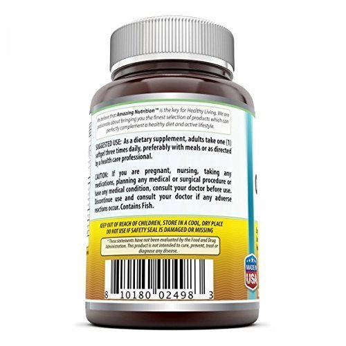 Amazing Nutrition Amazing Omega 3.6.9 1200mg Softgels 120 Count