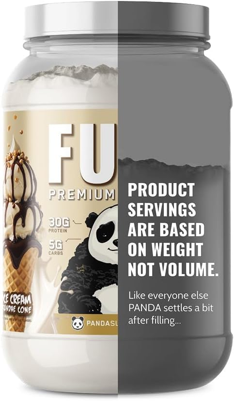 Underground Bio Labs Panda Fuel Premium Protein Whey Protein Powder, 2.5 lb, 40 Servings