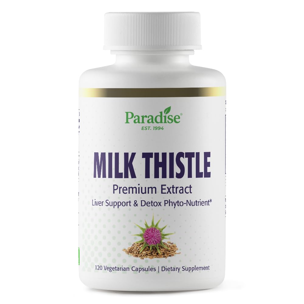 Paradise Herbs Milk Thistle Capsule, 120 Count