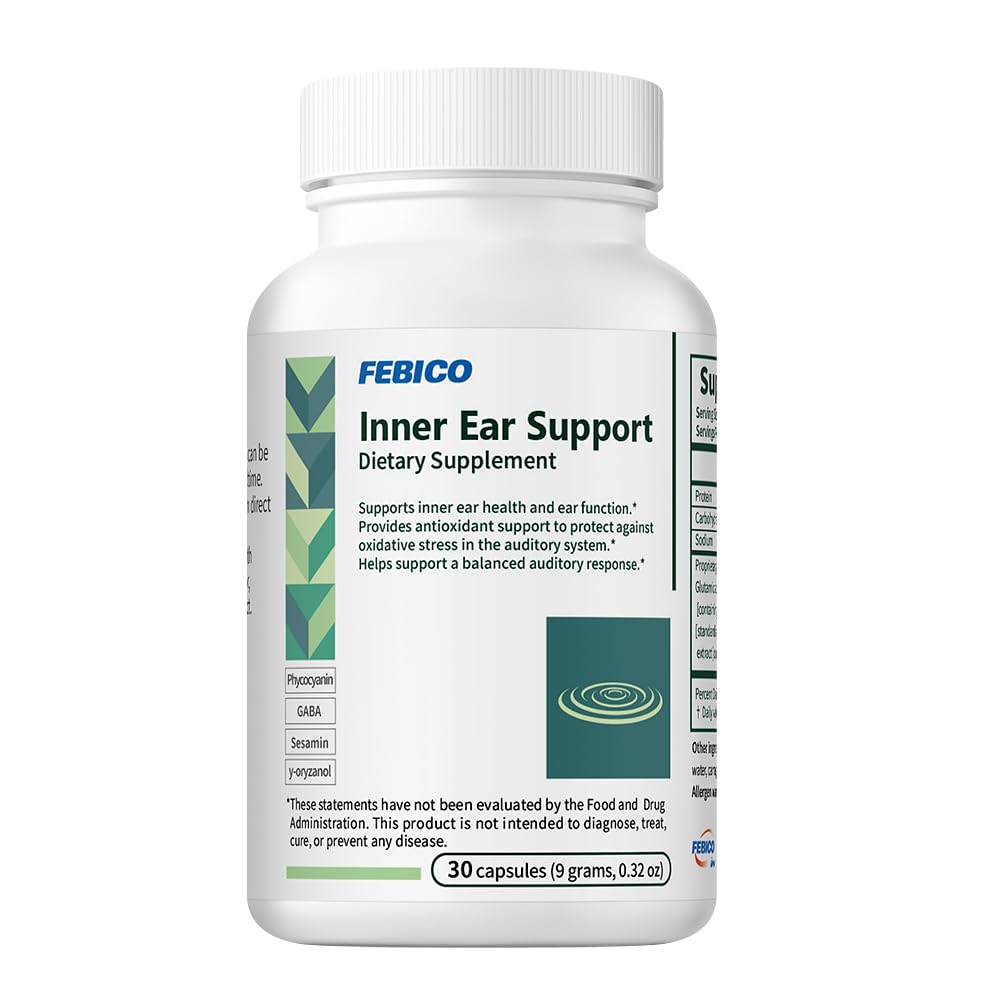 FEBICO Inner Ear Support Capsule, 30 Capsules