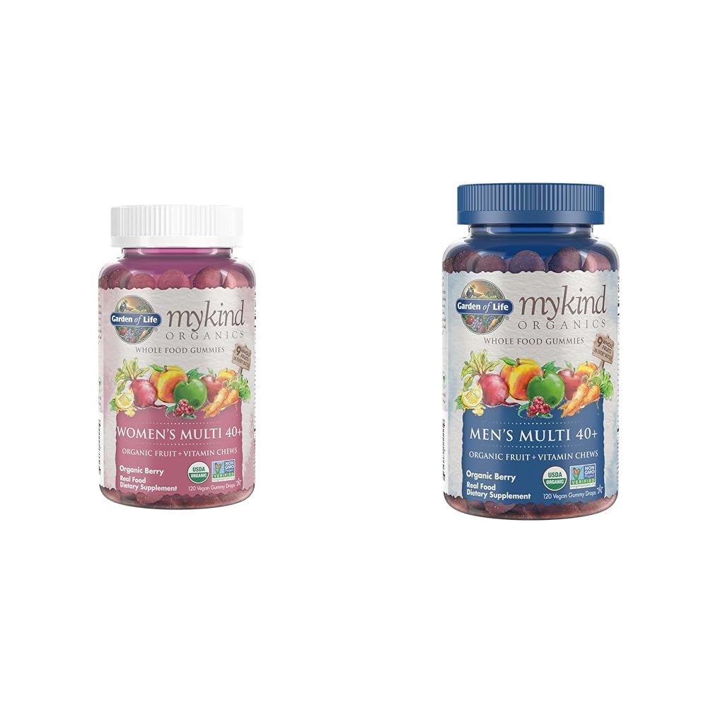 Garden of Life Organics Women 40+ Gummy Vitamins 120 Count