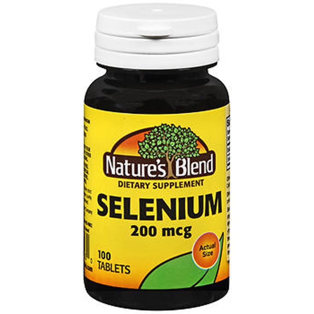Nature's Blend Selenium 200 mcg Tablets 100