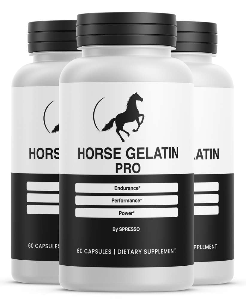 SPRESSO Horse Gelatin Capsules, 180 Capsules