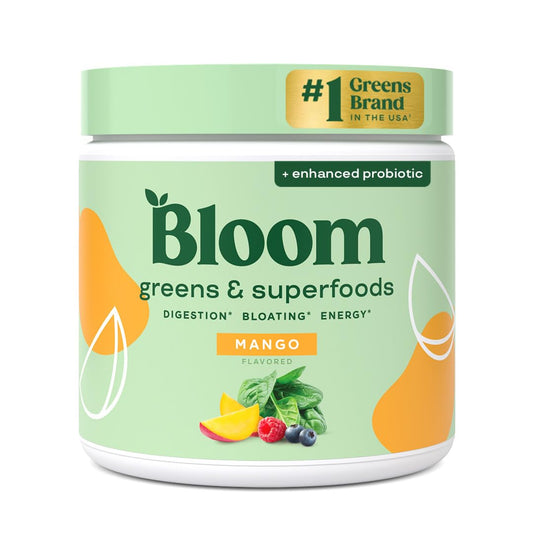 Bloom Nutrition Superfood Greens Powder, 30 Servings