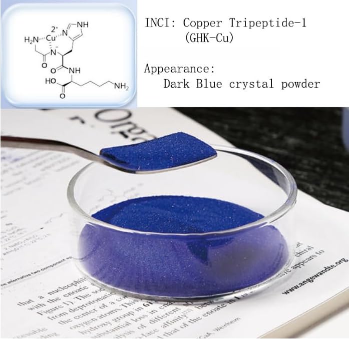 blloocod GHK-Cu Copper Peptide Powder, 1 Gram