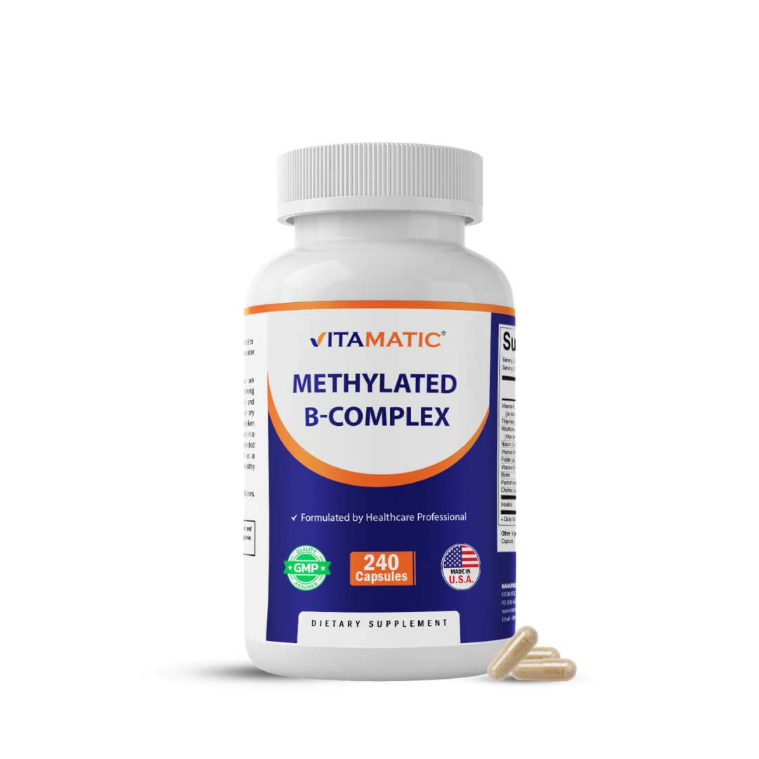 Vitamatic Methylated B-Complex Vitamins Capsules 240