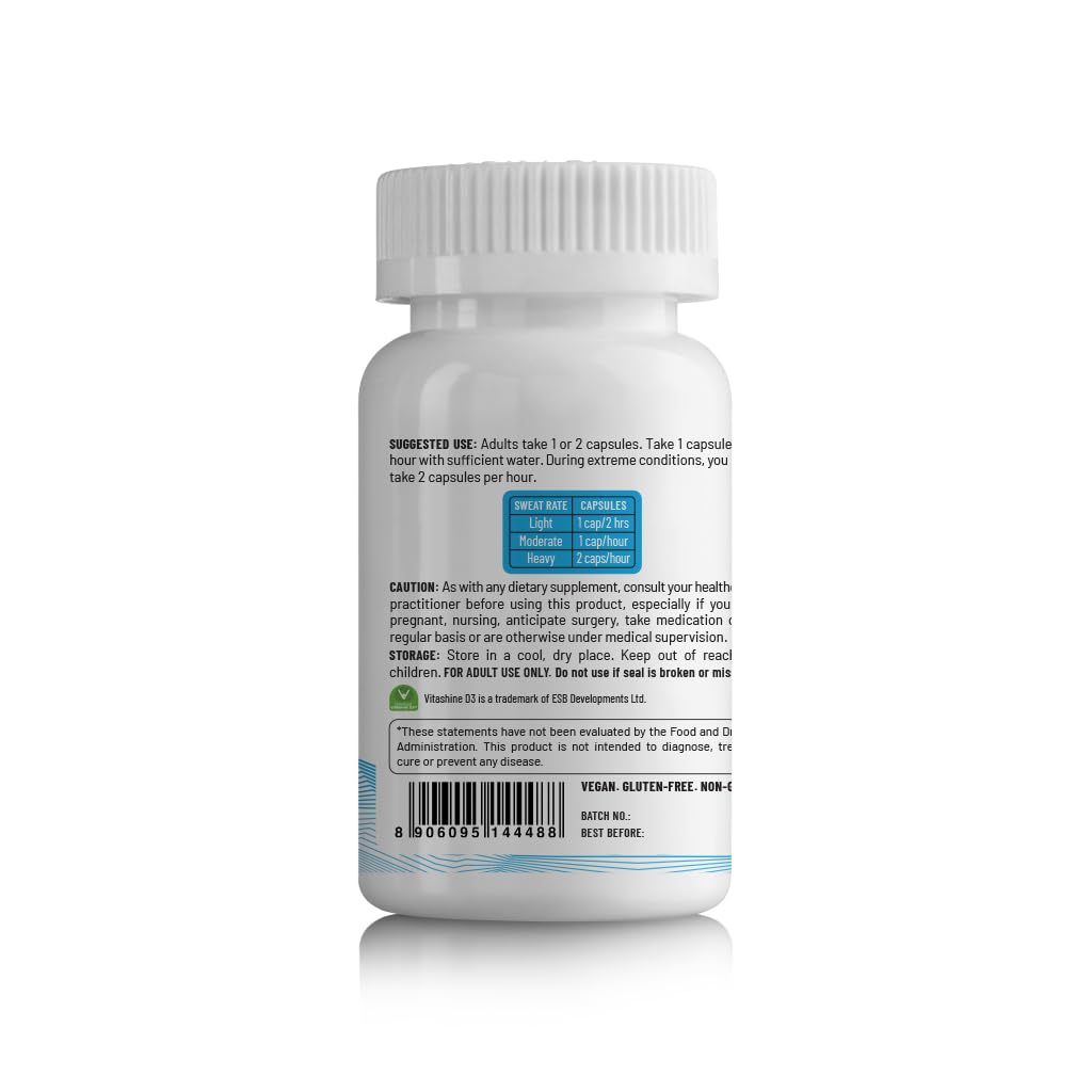 Unived Salt Capsules with Vitamin D3, 30 Count