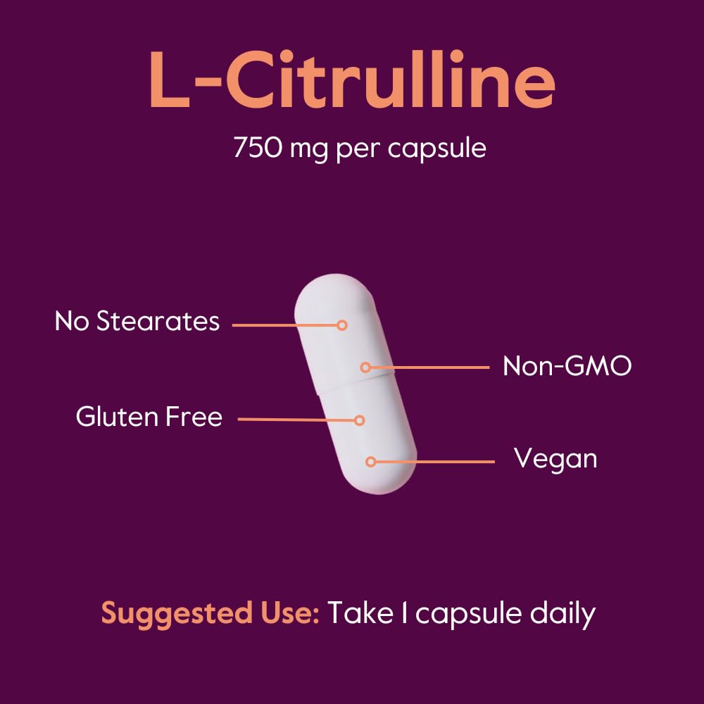BESTVITE L-Citrulline 750mg Capsule, 120 Capsules