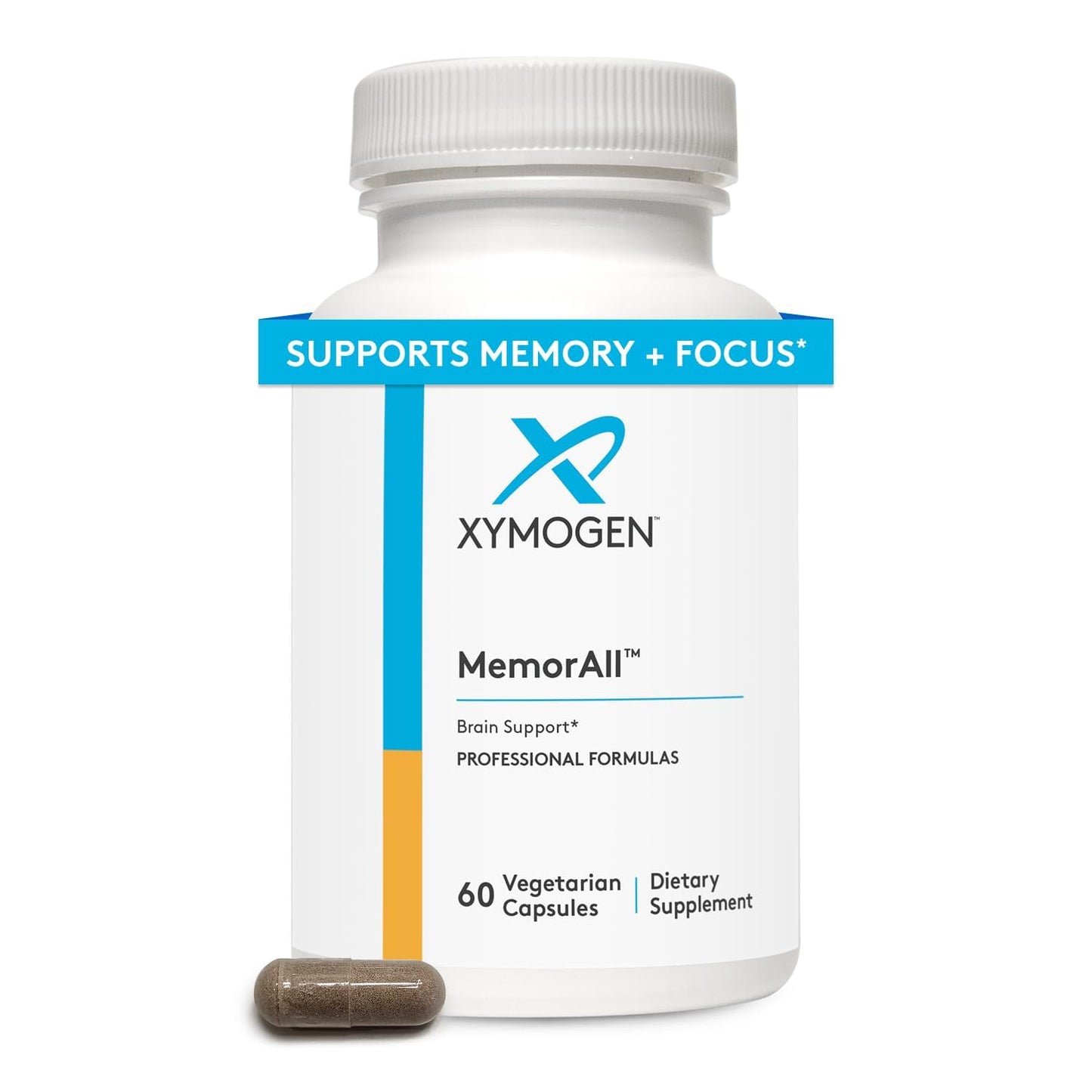 XYMOGEN MemorAll Brain Support Capsules, 60 Count