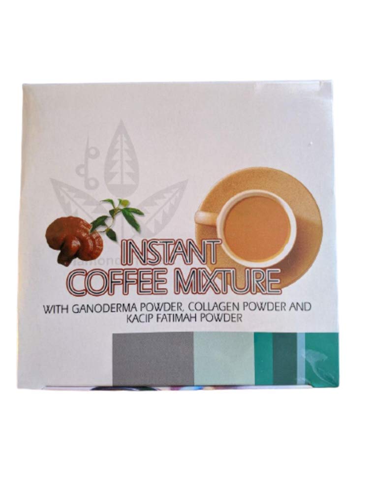 Diamond Interest Healthy Hair Skin & Nails Coffee with Ganoderma, Collagen and Kacip Fahtima Capsule 1