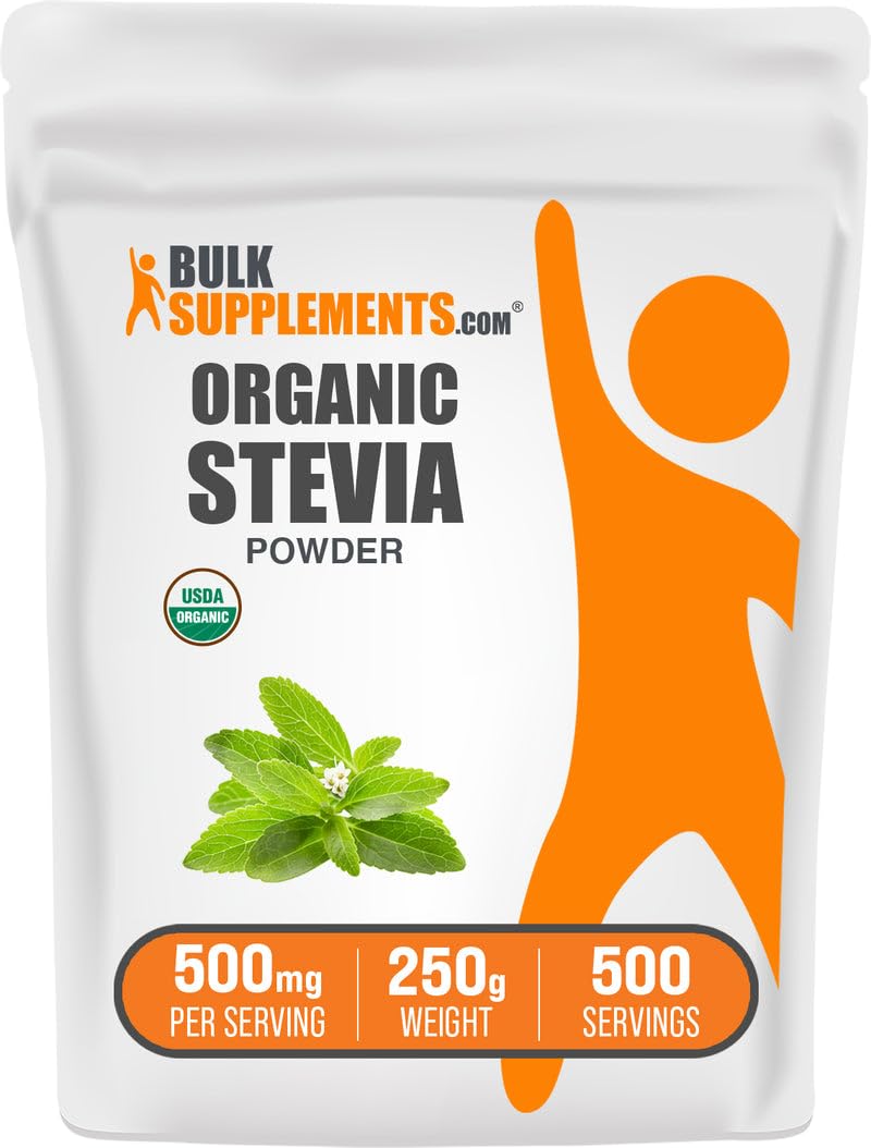 BulkSupplements Organic Stevia Powder 8.8 oz