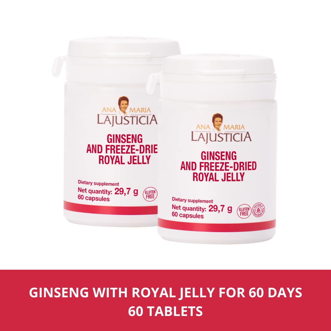 Ana María Lajusticia Ginseng and Freeze-Dried Royal Jelly Tablet, 1 Count