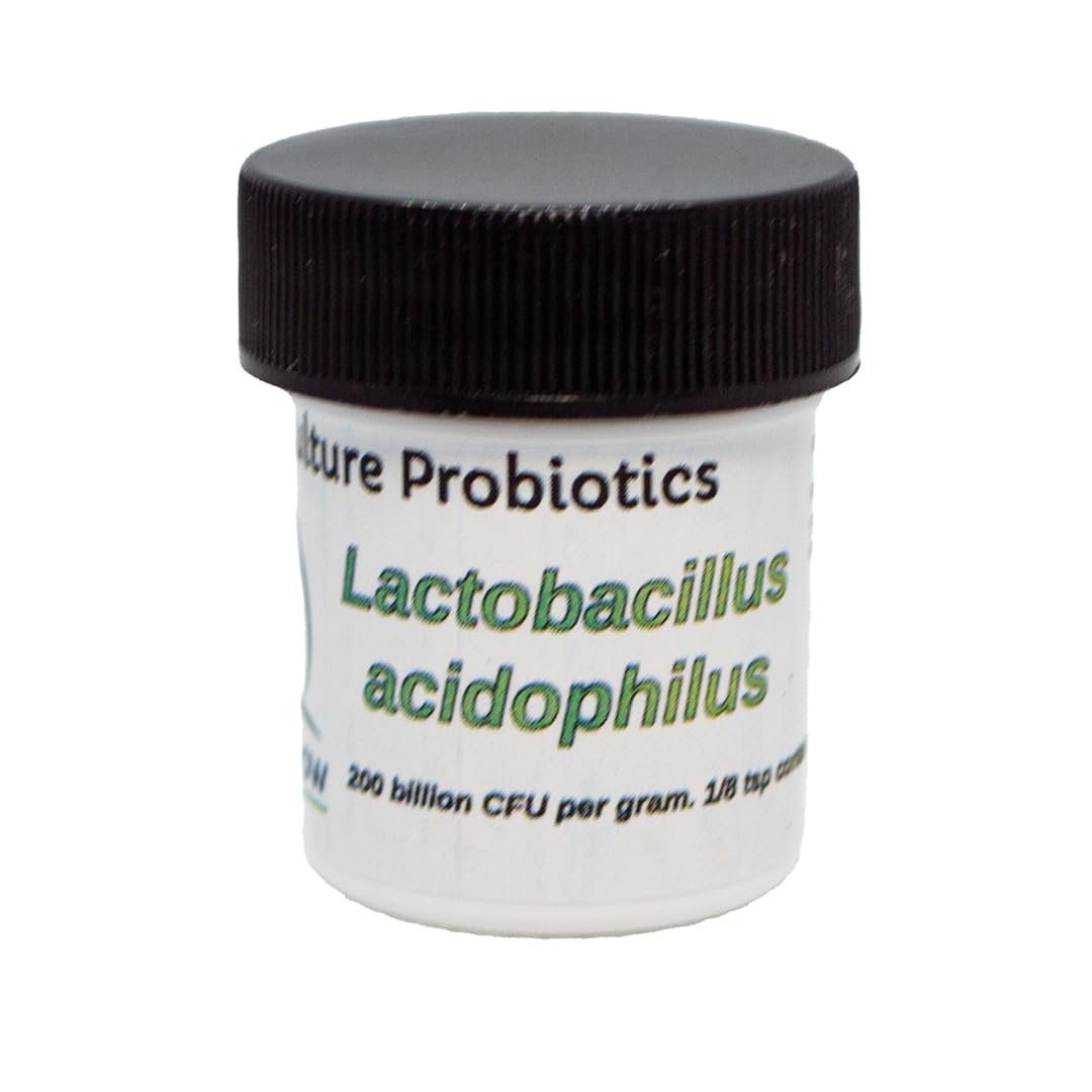 Know-How Foods Brand Pure Culture Probiotics Lactobacillus acidophilus Powder 0.35 Ounce
