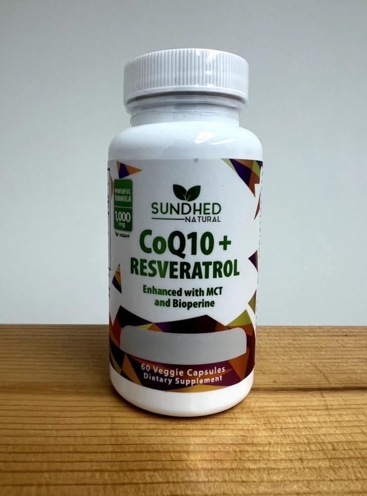 Sundhed Natural CoQ10 Powerful Antioxidant Capsules, 60 Count
