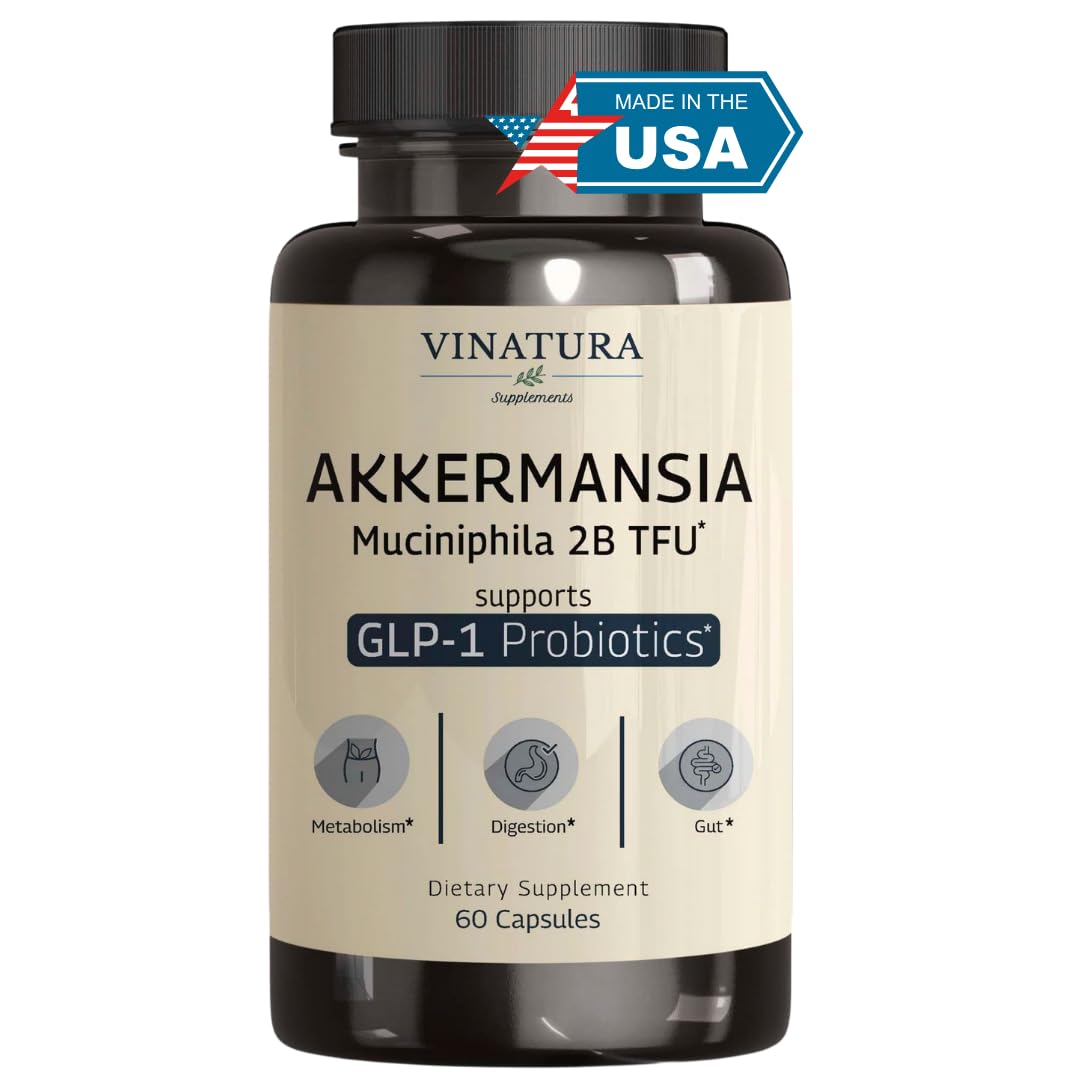VINATURA Akkermansia Probiotic Capsule, 60 Capsules
