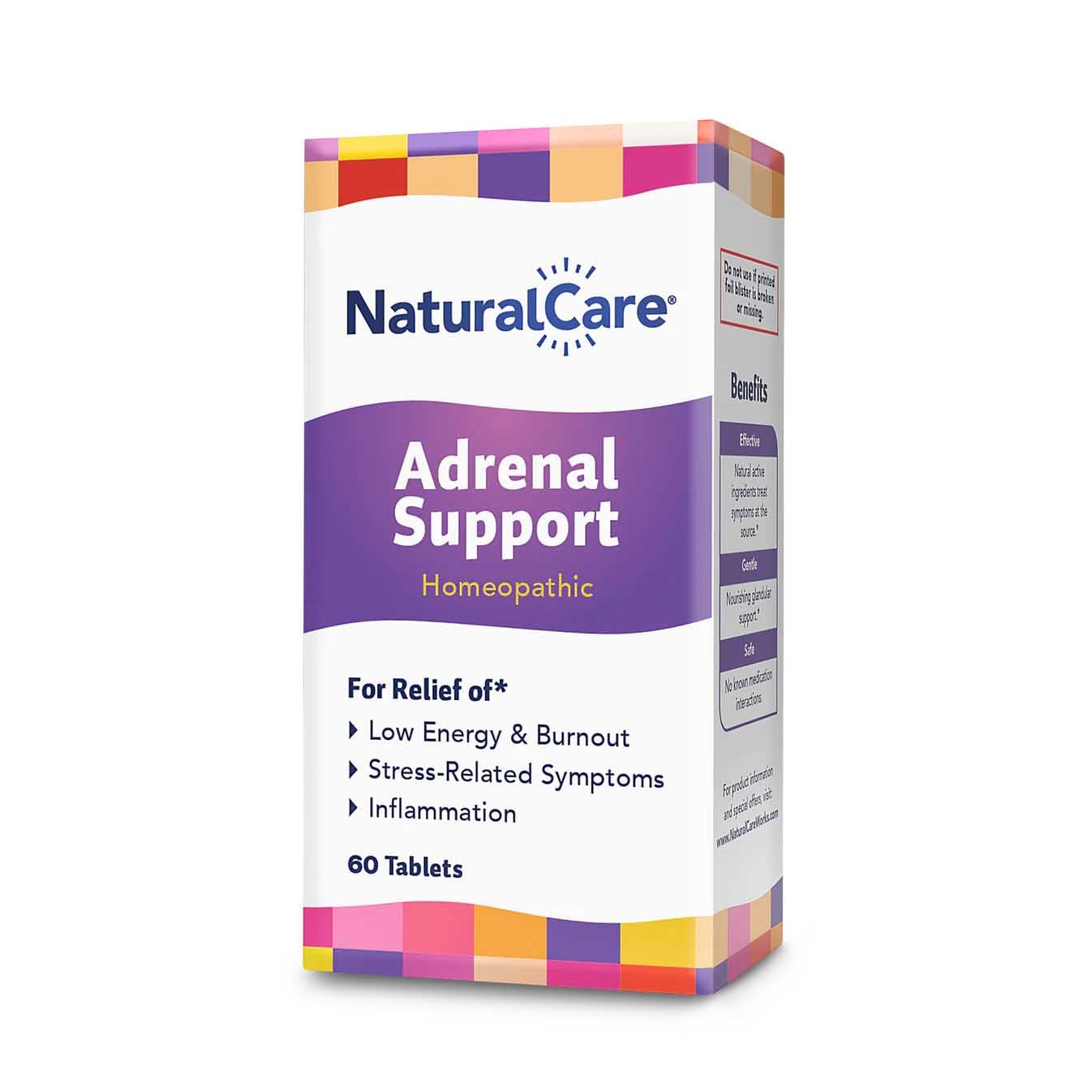 Natra-Bio NaturalCare Adrenal Support Tablets 60 Count