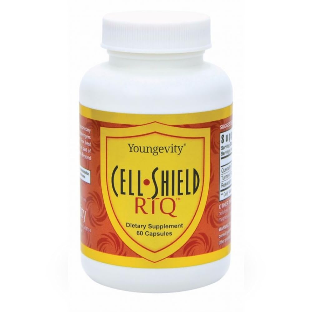 Youngevity Cell Shield RTQ Turmeric Curcumin Antioxidant Blend, 60 Capsules