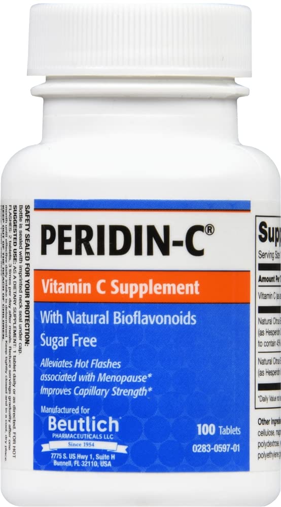 Peridin-C Vitamin C Tablets 4 Pack