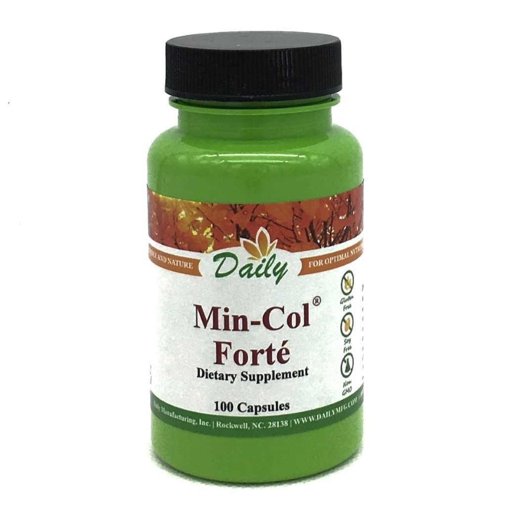 Daily Manufacturing Min-Col Forte (Soft Rock Phosphate & Calcium Gluconate) Capsule, 100 Count