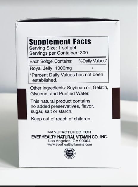 EVERHEALTH Vital Royal Jelly 1000mg Softgels 300