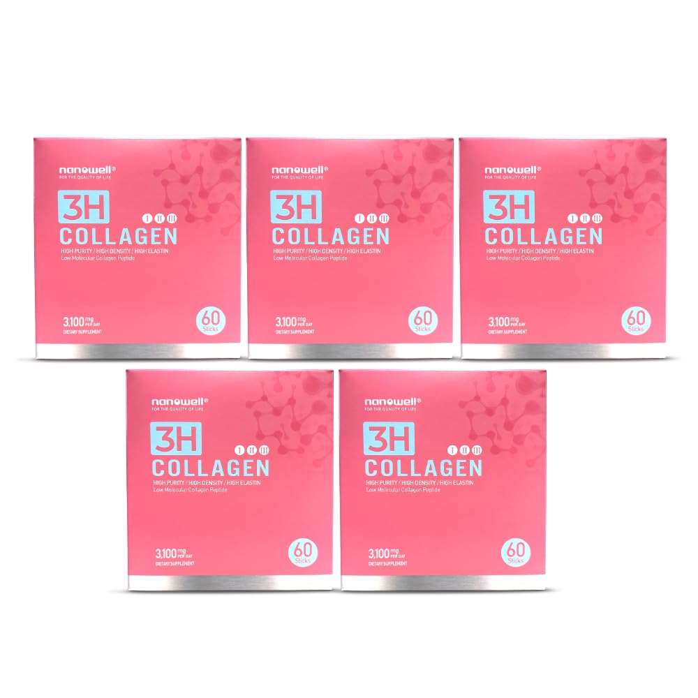 NANOWELL 3H Collagen Peptide Powder 300 Count