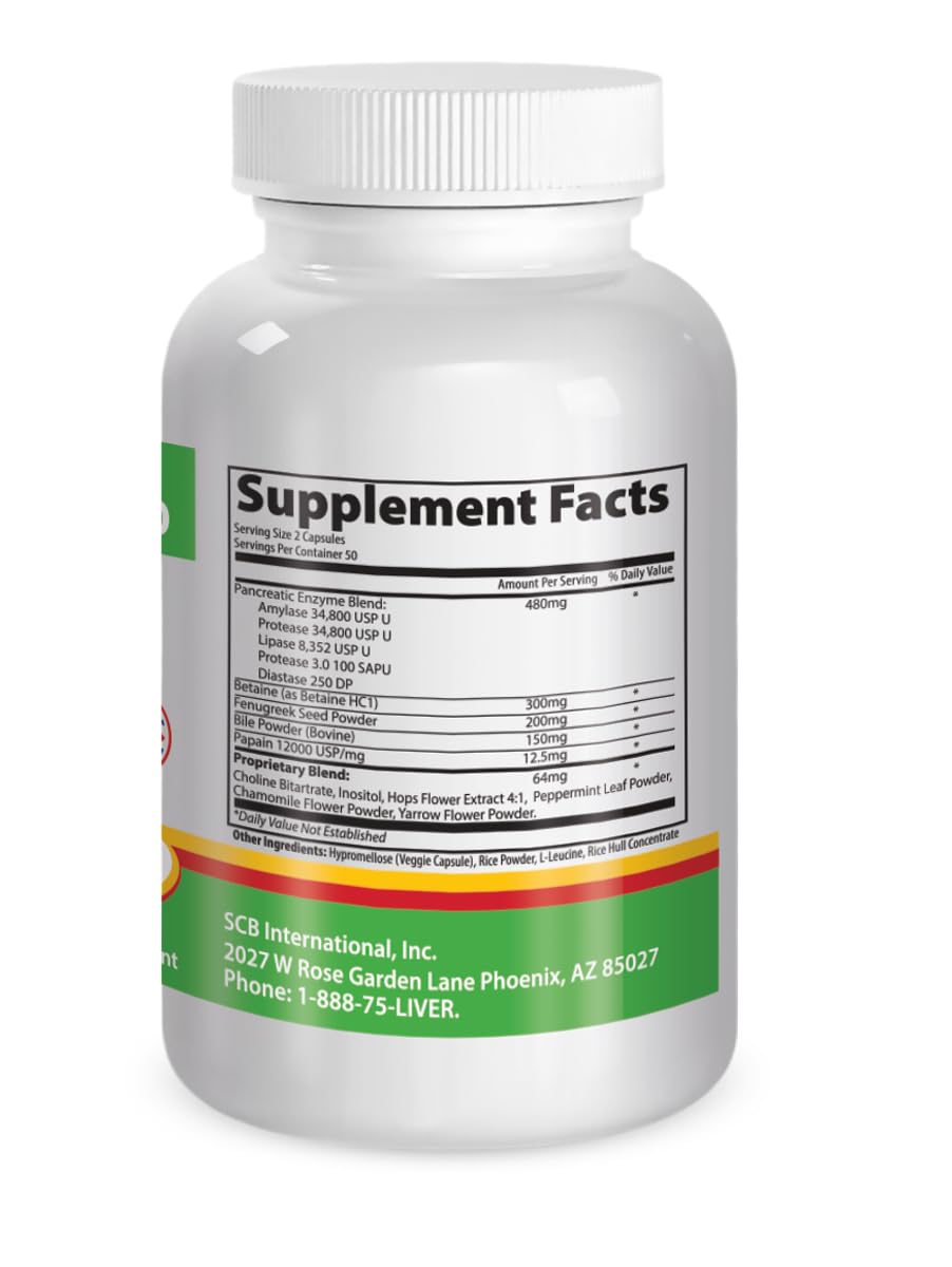 Livatone Super Digestive Enzymes Capsule 100 Count