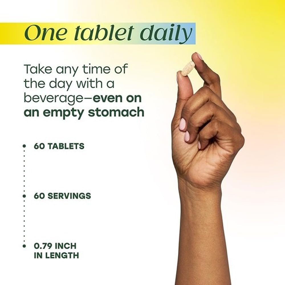 MegaFood One Daily Iron Free Multivitamin Tablet, 60 Count