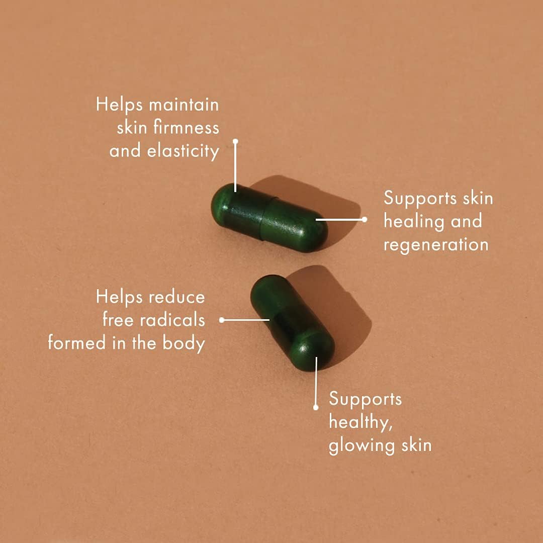 WelleCo The Skin Elixir Greens Powder 60 Capsules