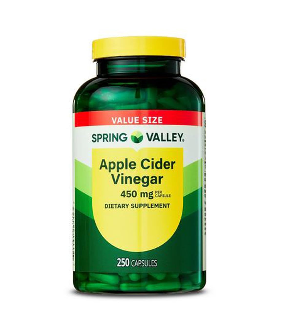 H4U Apple Cider Vinegar General Health & Wellness Dietary Supplement Capsule, 450 mg, 250 Count