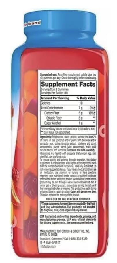 Generic Vita Fiber Well Gummies Gummy 440 Count