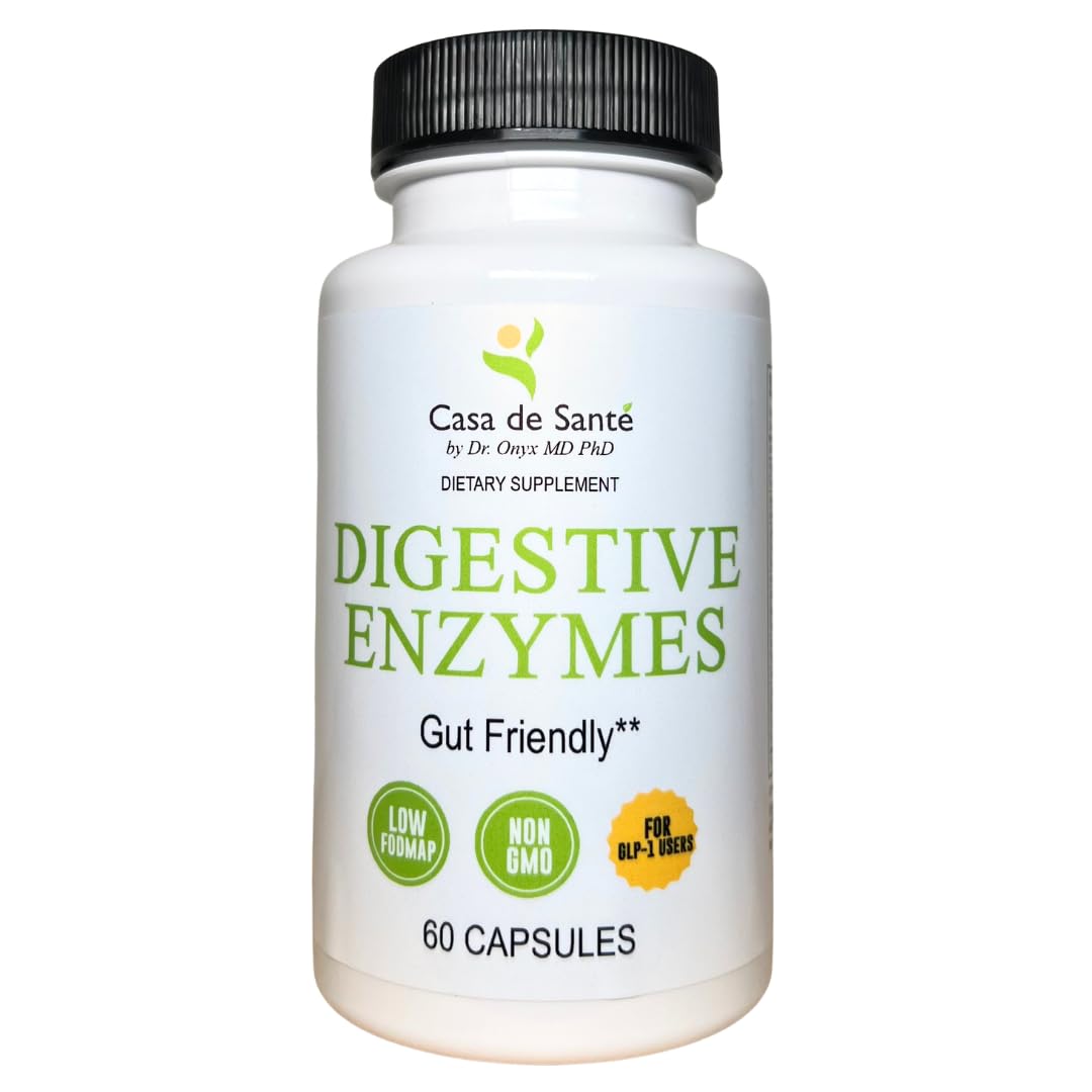 Casa de Sante FODMAP Digestive Enzymes Capsules 60 Count