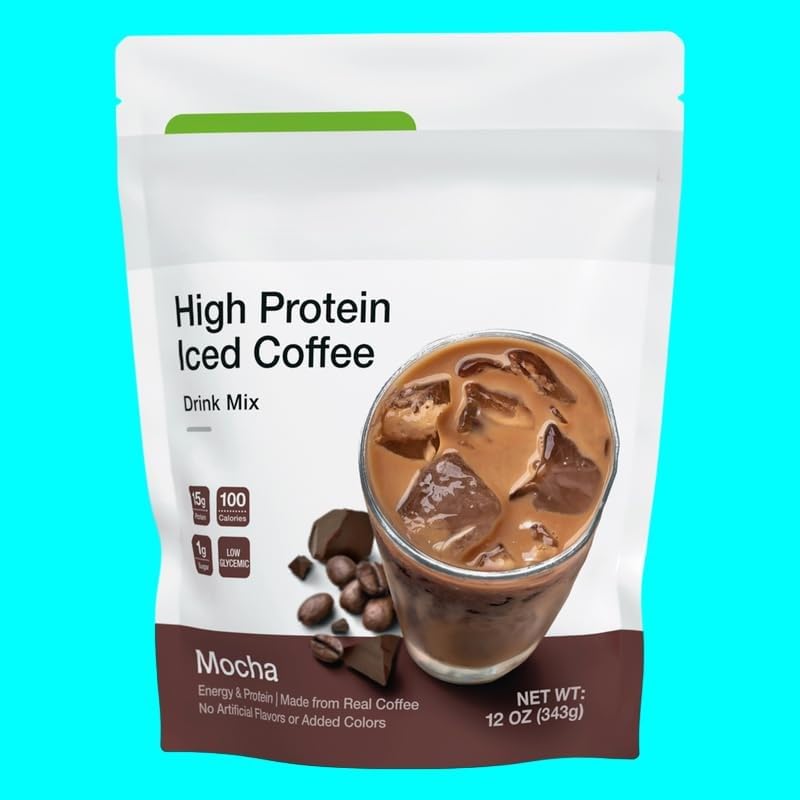 Generic High Protein Iced Coffee: Mocha Powder, 12 Ounce