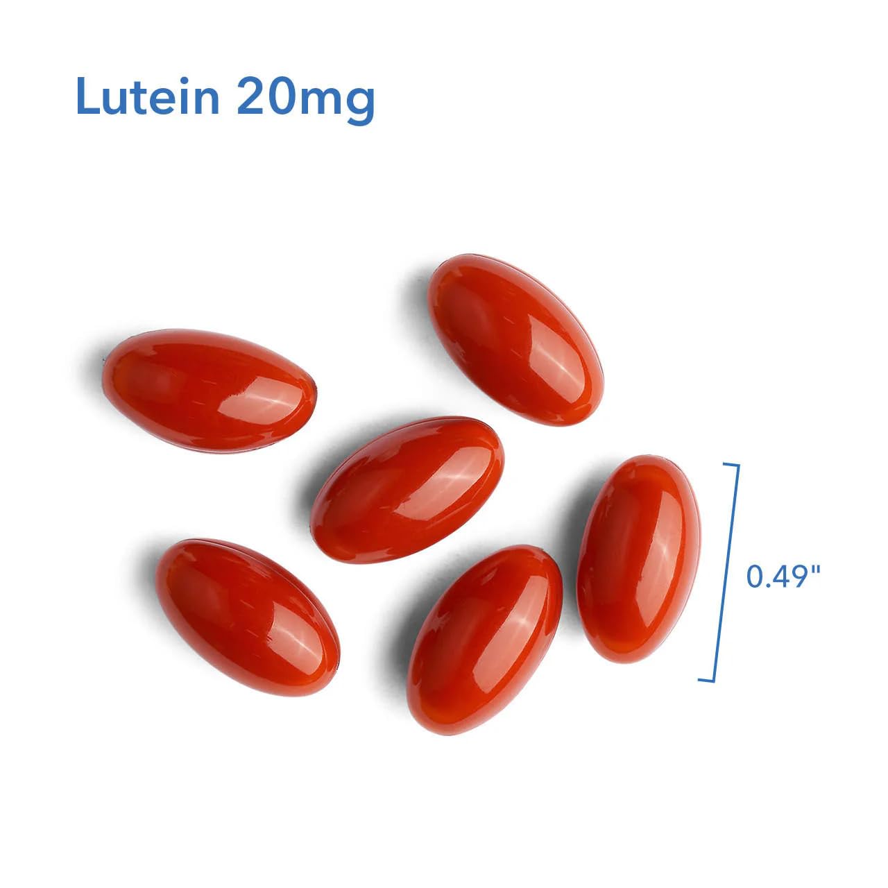 Allergy Research Group Lutein 20 mg with Zeaxanthin 1 mg Softgels, 60 Count