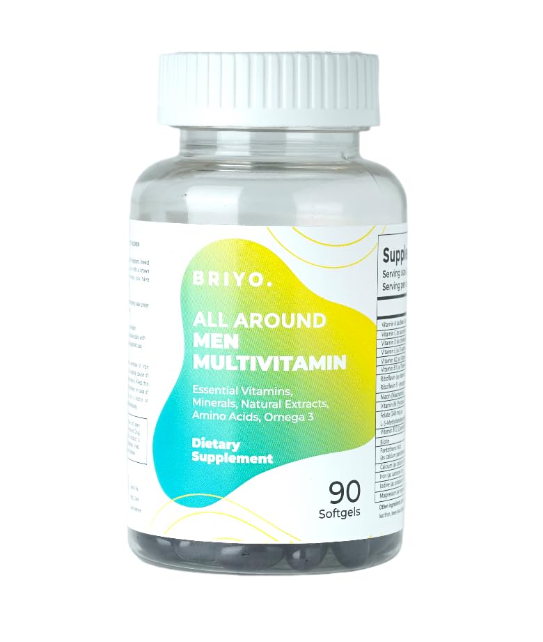 Briyosis All Around Men Multivitamin for Men Capsules, 30 Count