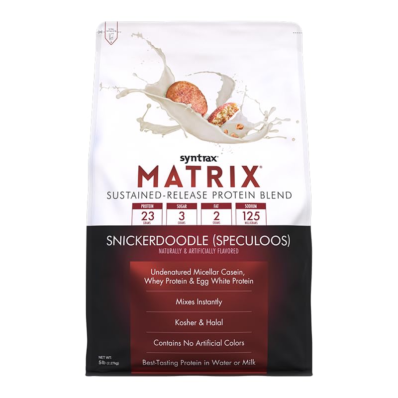Syntrax Matrix Sustained-Release Protein Blend Snickerdoodle Powder 80