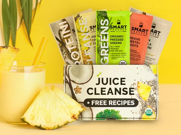 SMART Pressed Juice 1-Day Organic Juice Cleanse Powder 2.49 Ounce